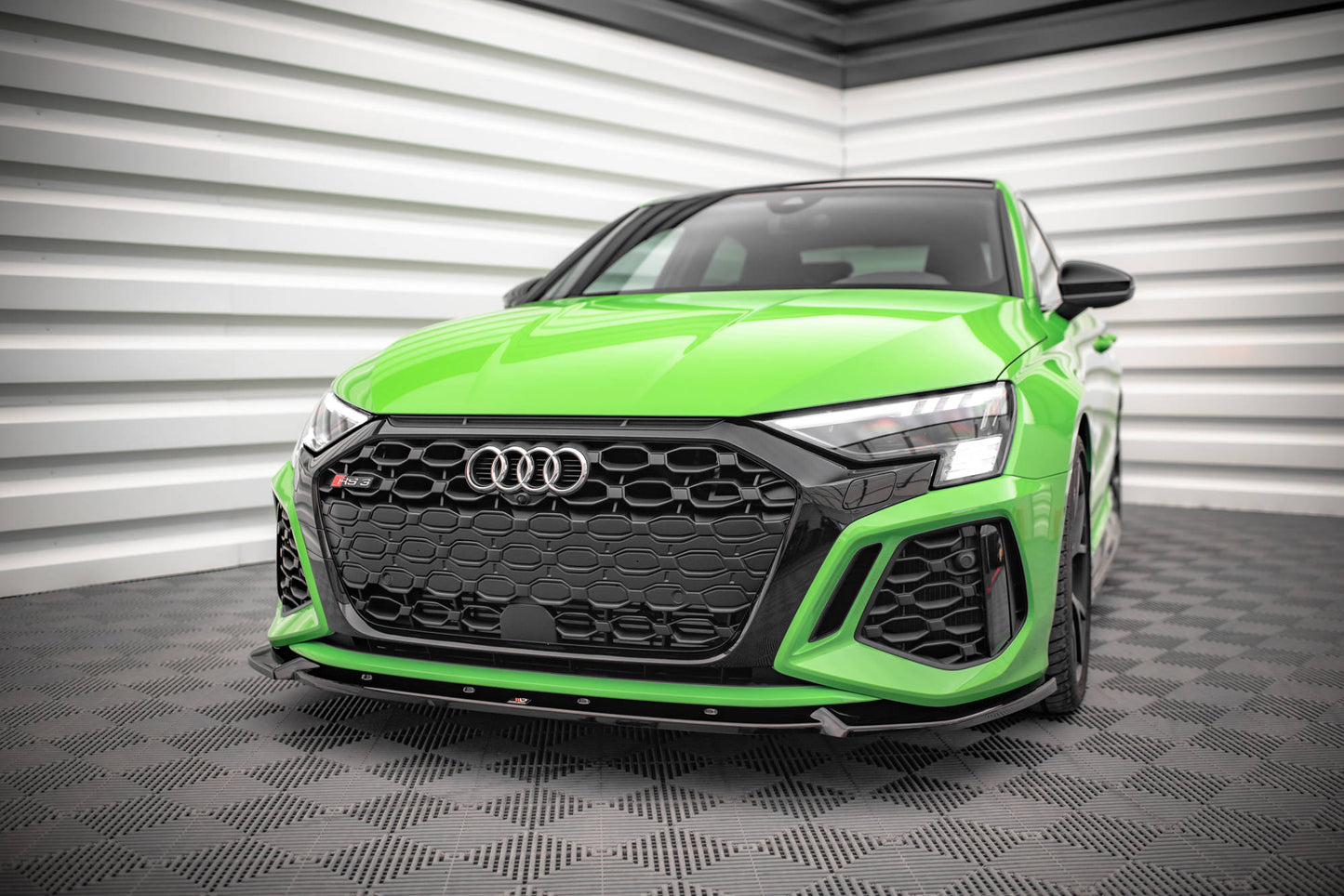 Front Ansatz V.1 für Audi RS3 8Y schwarz matt
