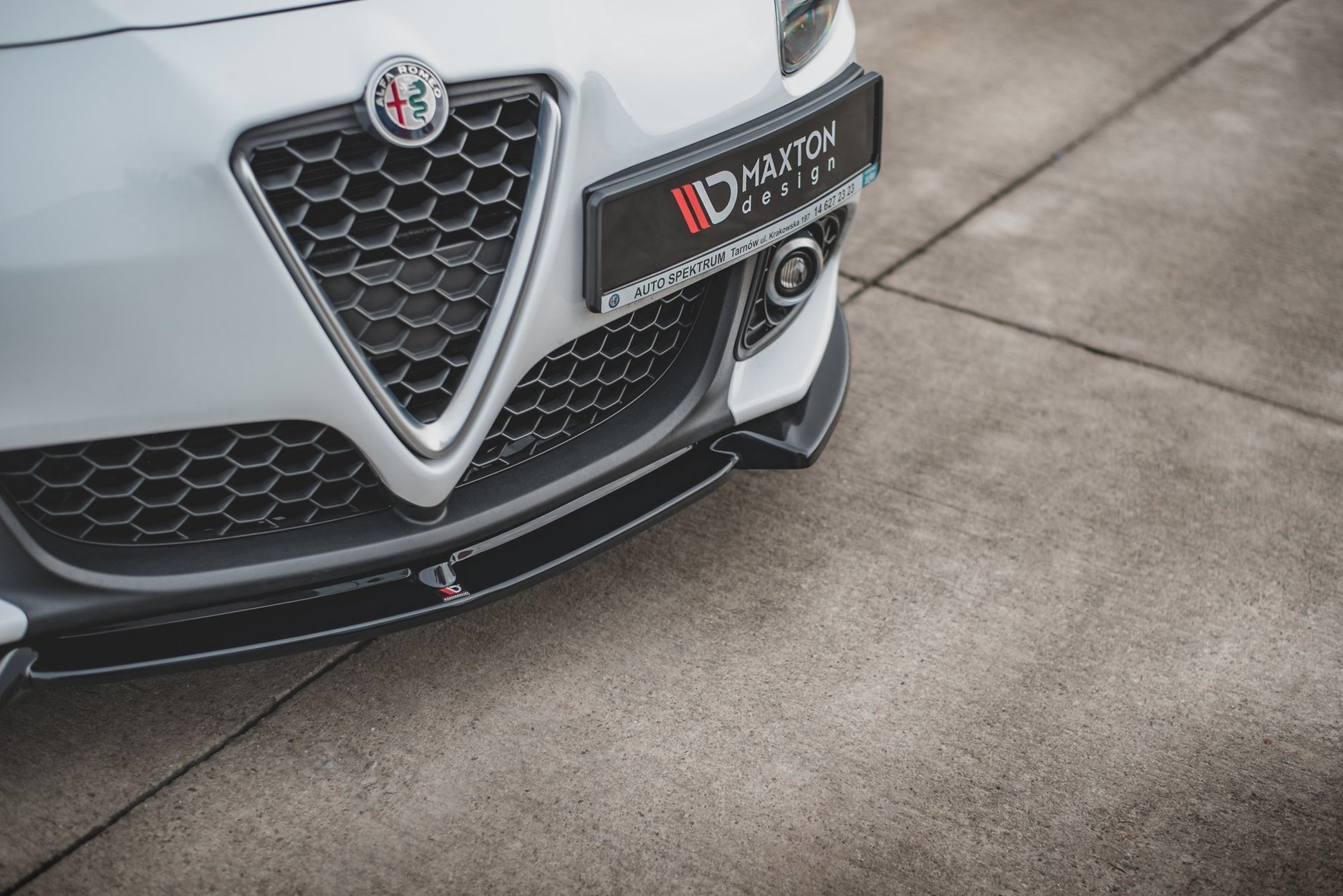 Front Ansatz V.3 für Alfa Romeo Giulietta  Carbon Look