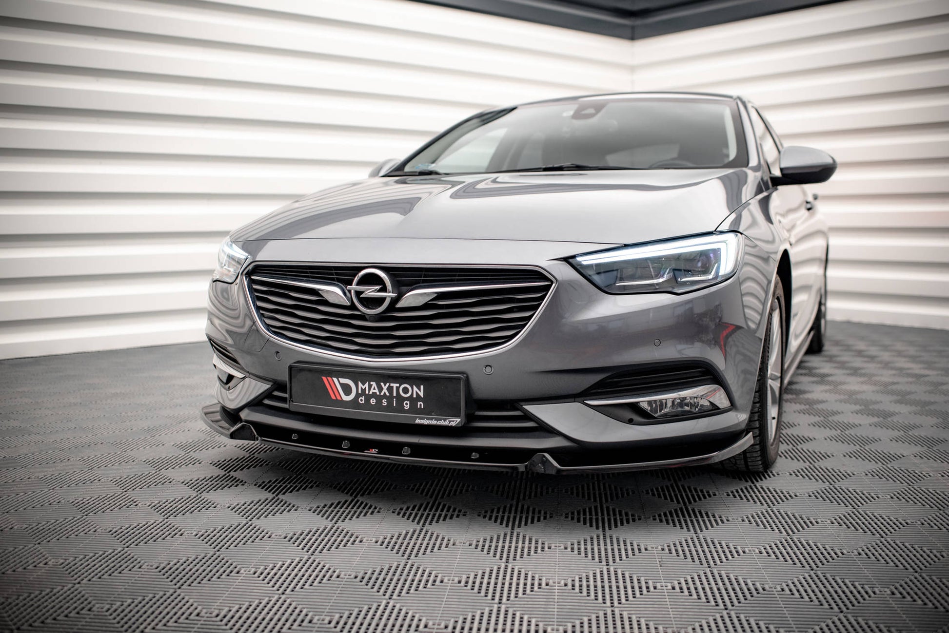 Front Ansatz V.2 für Opel Insignia Mk2 schwarz matt