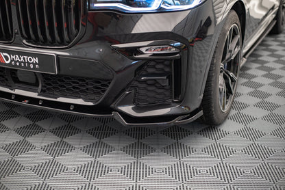 Front Ansatz V.2 für BMW X7 M G07 schwarz Hochglanz