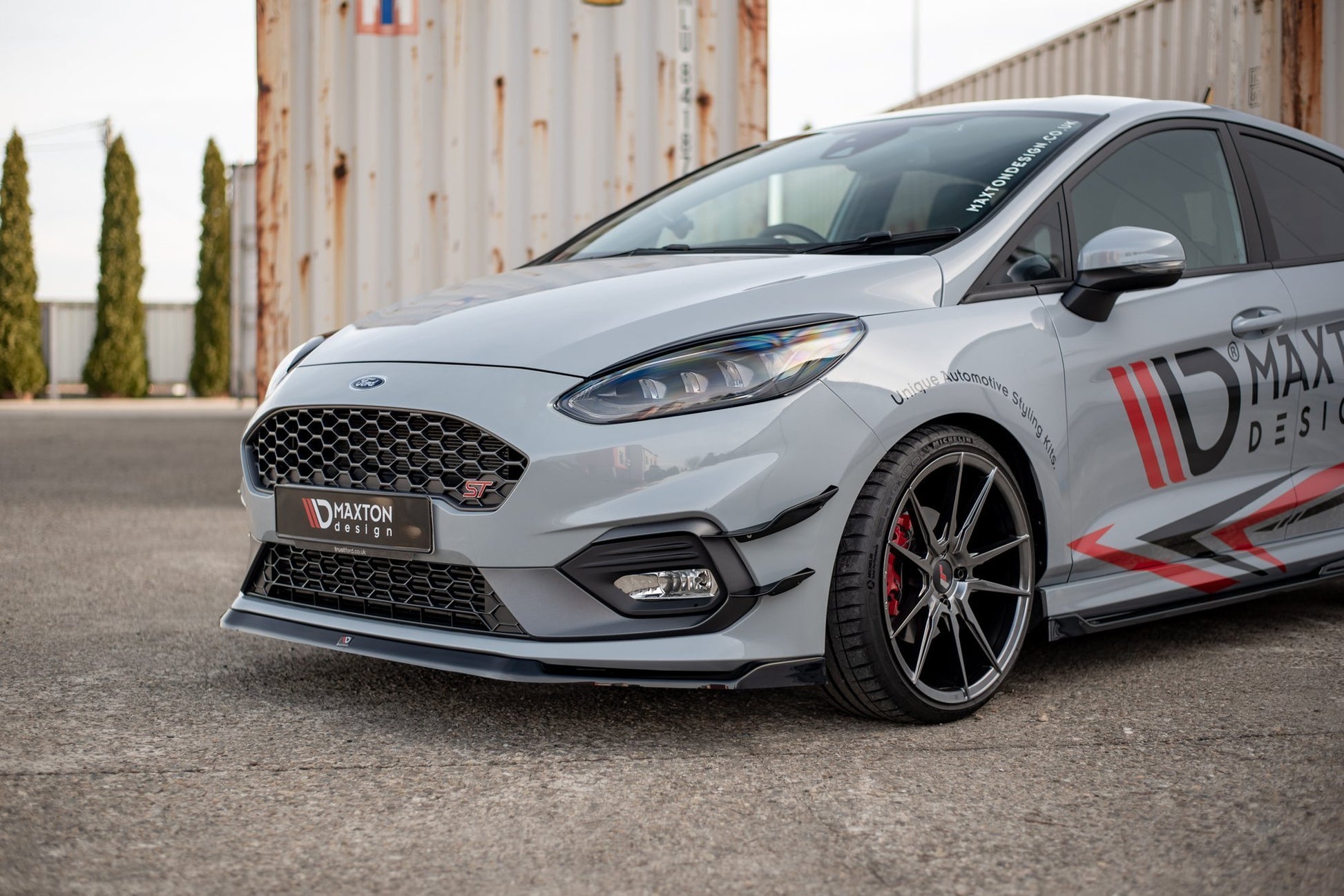 Stoßstangenflügel vorne (Canards) V.2 Ford Fiesta Mk8 ST / ST-Line