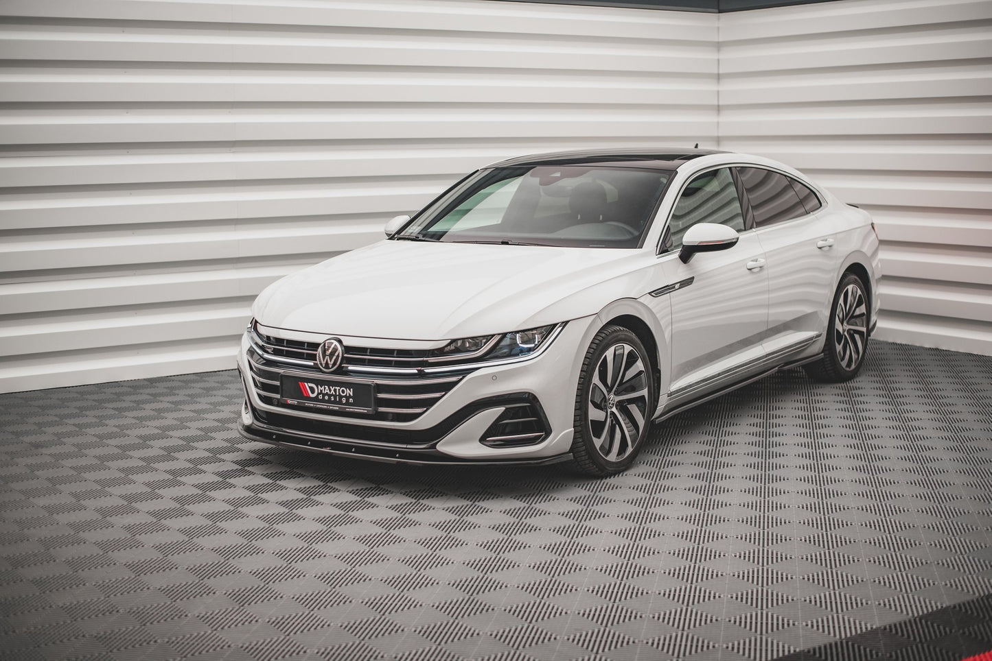 Front Ansatz V.2 für Volkswagen Arteon R-Line Facelift Carbon Look