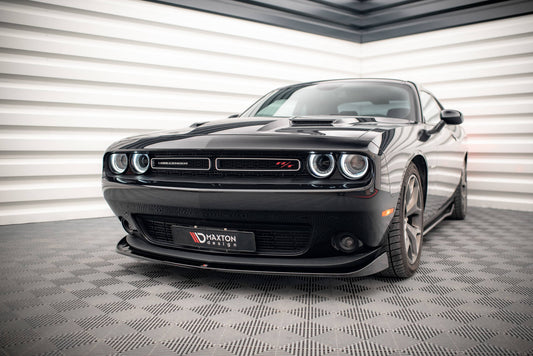 Front Ansatz für Dodge Challenger RT Mk3 Facelift schwarz matt