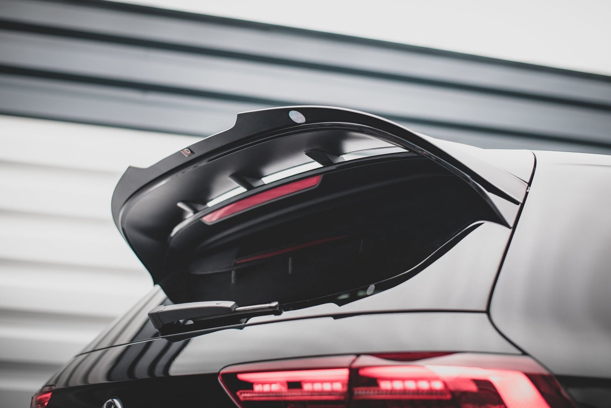 Spoiler CAP V.2 für Volkswagen Golf 8 R-Performance / GTI Clubsport Carbon Look