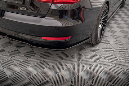 Mittlerer Diffusor Heck Ansatz DTM Look für BMW 3er GT F34 schwarz matt
