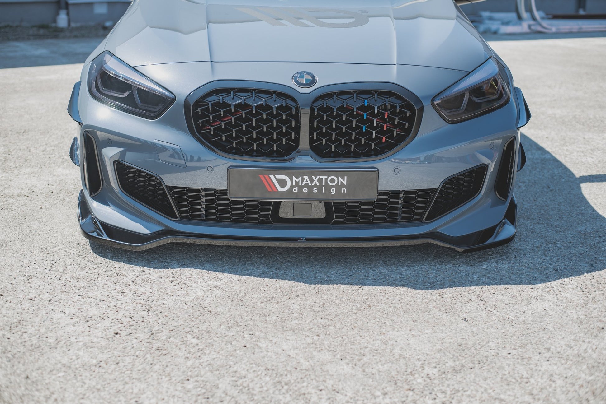 Front Ansatz V.5 für BMW 1er F40 M-Paket / M135i  Carbon Look