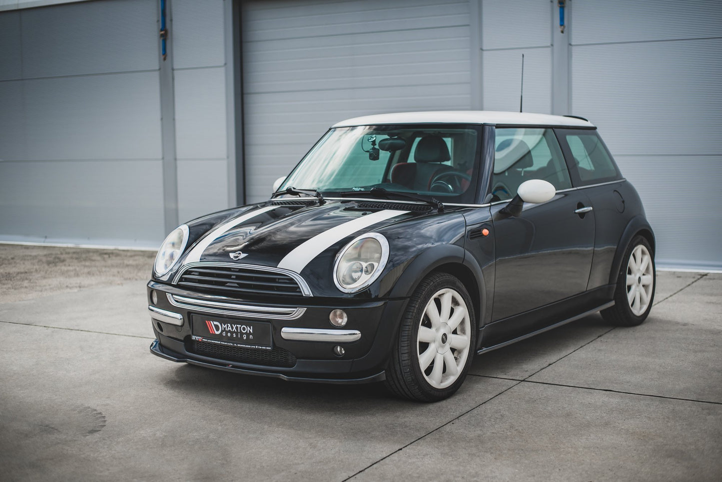 Front Ansatz für Mini Cooper / One R50  Carbon Look