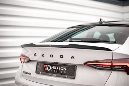Spoiler CAP für Skoda Octavia Liftback Mk4 Carbon Look