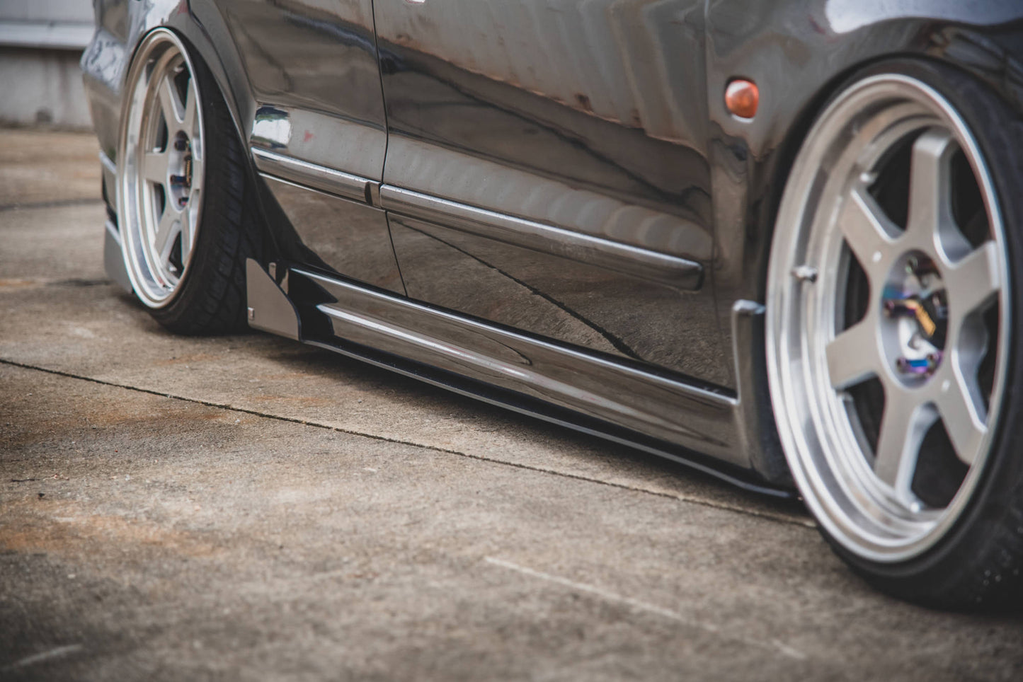 Sport Seitenschweller Ansatz für Mitsubishi Galant Avance Mk8