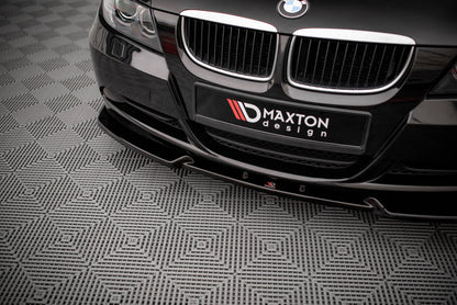 Front Ansatz V.1 für BMW 3er E90 schwarz Hochglanz