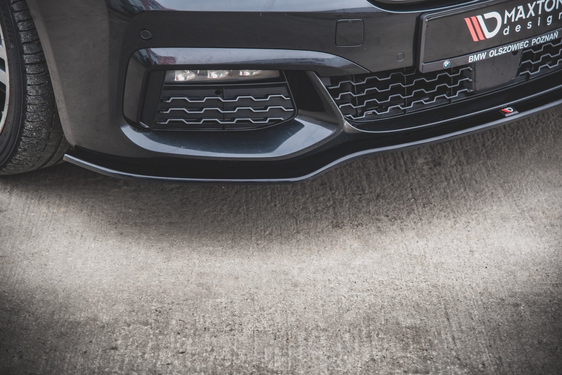 Front Ansatz V.1 für BMW 7 M-Paket G11 schwarz matt