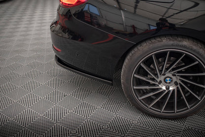 Mittlerer Diffusor Heck Ansatz DTM Look für BMW 3er GT F34 schwarz matt