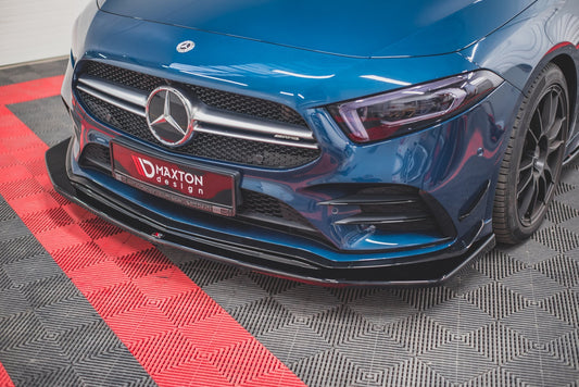 Front Ansatz V.3 für Mercedes A35 AMG Aero W177  Carbon Look