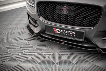 Front Ansatz V.2 für Jaguar XF R-Sport Mk2 Carbon Look