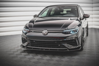 Front Ansatz V.2 für Volkswagen Golf R Mk8 Carbon Look