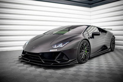 Front Ansatz für Lamborghini Huracan EVO schwarz matt