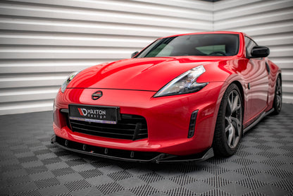 Front Ansatz V.2 für Nissan 370Z Facelift schwarz matt
