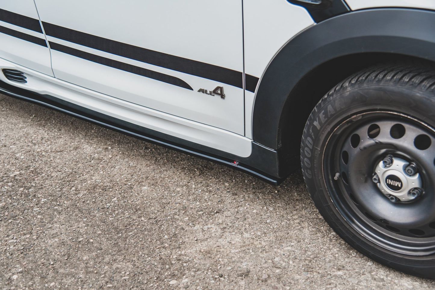 Seitenschweller Ansatz für Mini Countryman Mk1 JCW  Carbon Look