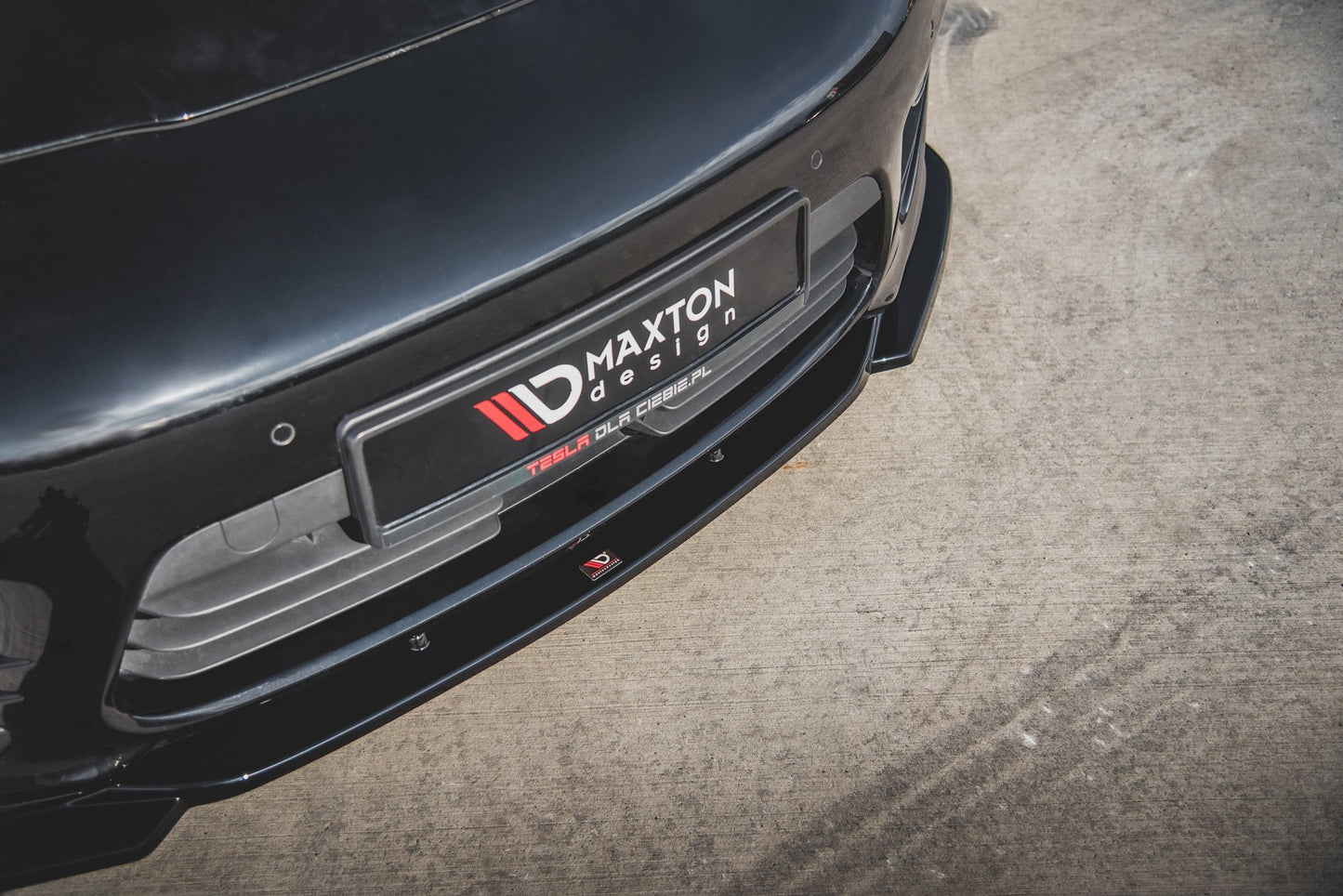 Front Ansatz V.2 für Porsche Panamera Turbo 970 Facelift schwarz matt