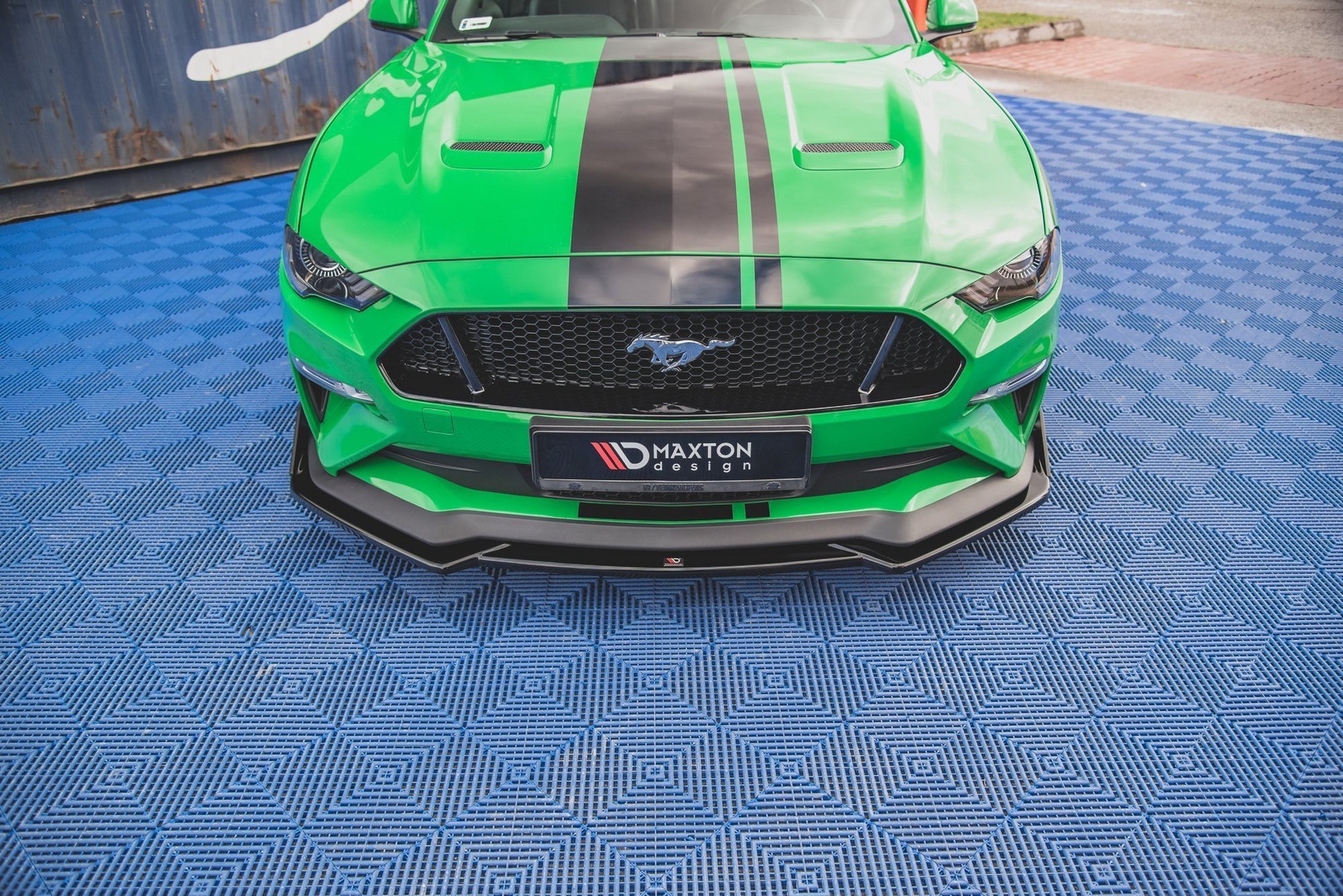 Front Ansatz +Flaps für V.1 Ford Mustang GT Mk6 Facelift
