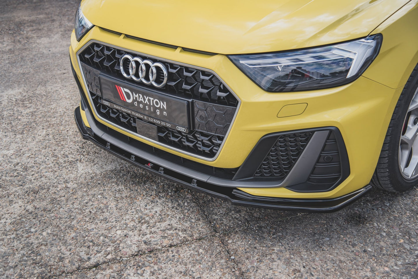 Front Ansatz V.1 für Audi A1 S-Line GB Carbon Look