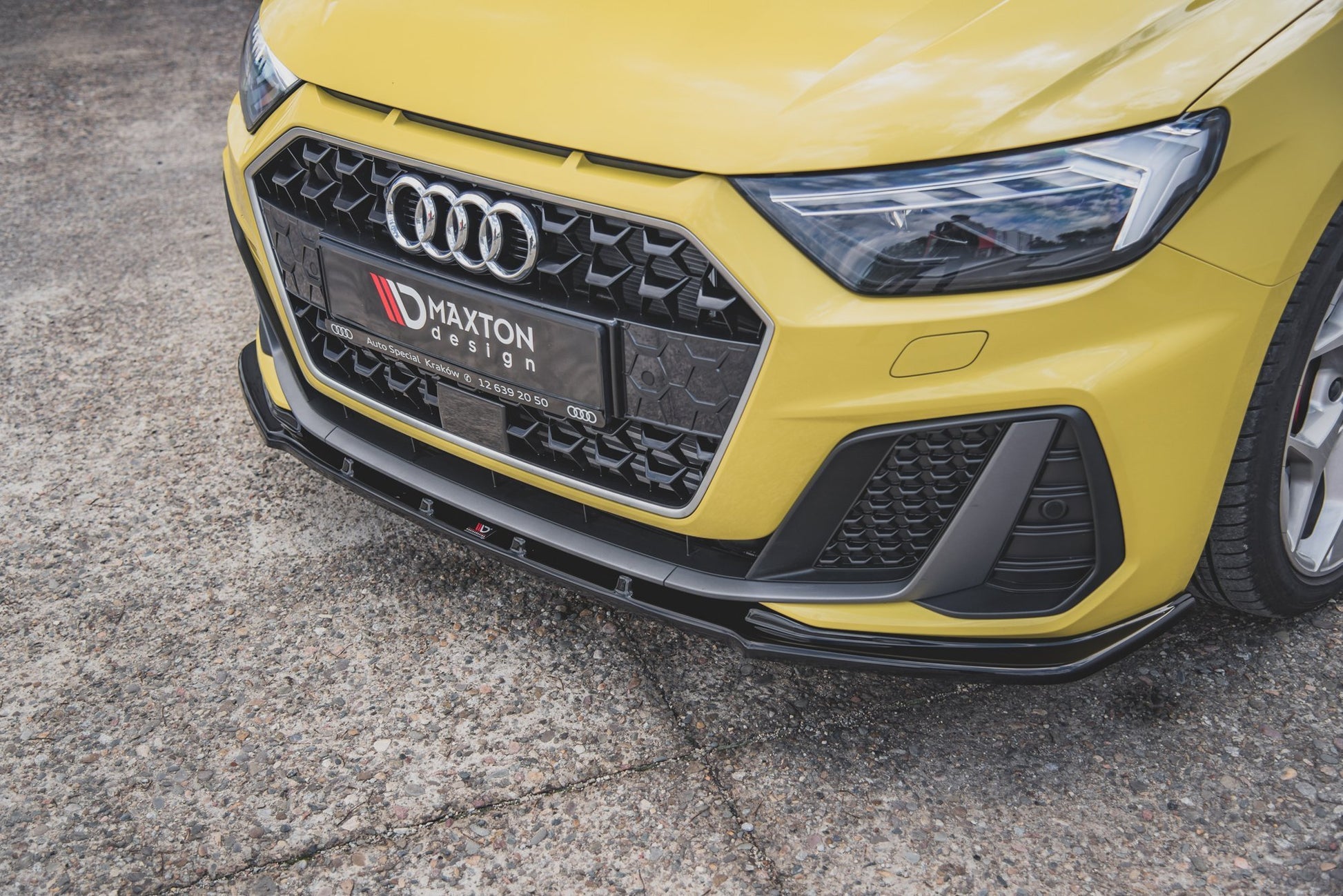 Front Ansatz V.1 für Audi A1 S-Line GB Carbon Look