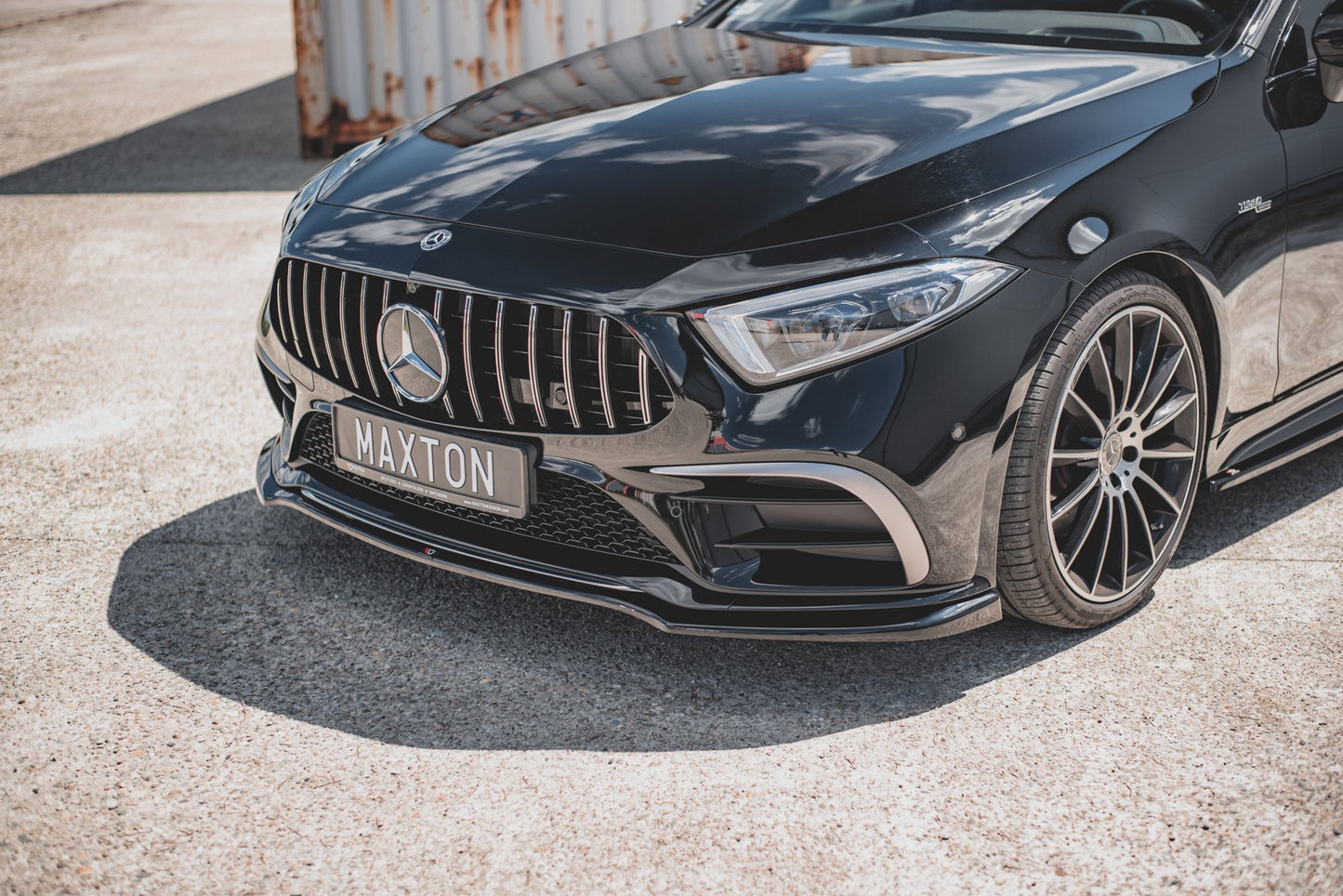 Front Ansatz V.3 für Mercedes-Benz CLS AMG-Line / 53AMG C257 Carbon Look