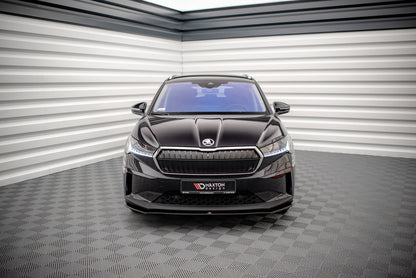 Front Ansatz V.1 für Skoda Enyaq iV Carbon Look