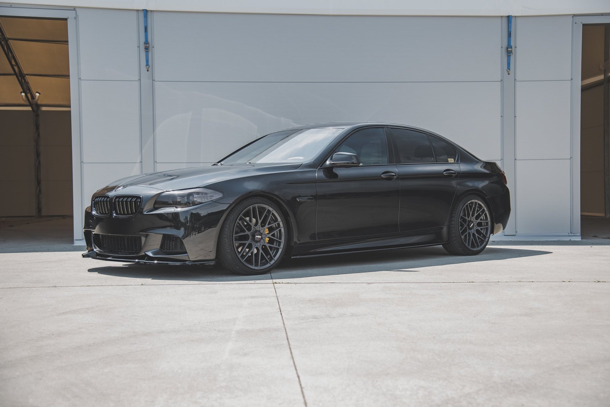 Seitenschweller Ansatz für V.2 für BMW 5er F10/F11 M-Paket Carbon Look