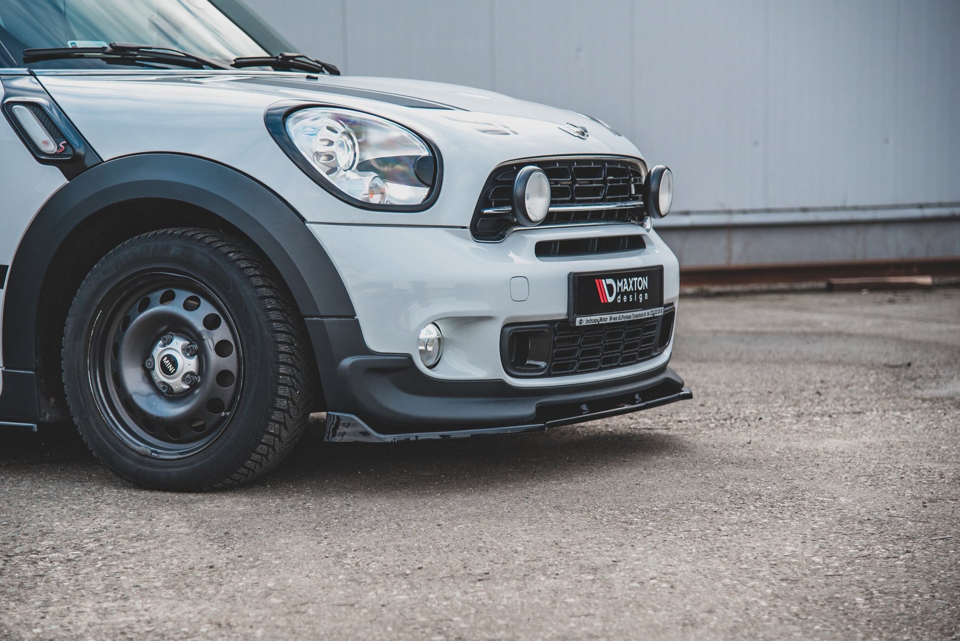 Front Ansatz für Mini Countryman Mk1 JCW  Carbon Look