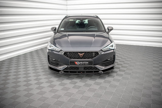 Front Ansatz V.1 für Cupra Leon schwarz matt