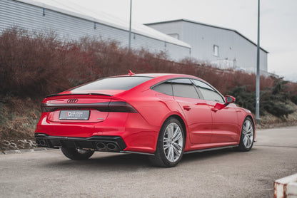 Seitenschweller Ansatz für Audi A7 C8 S-Line / S7 C8 schwarz matt
