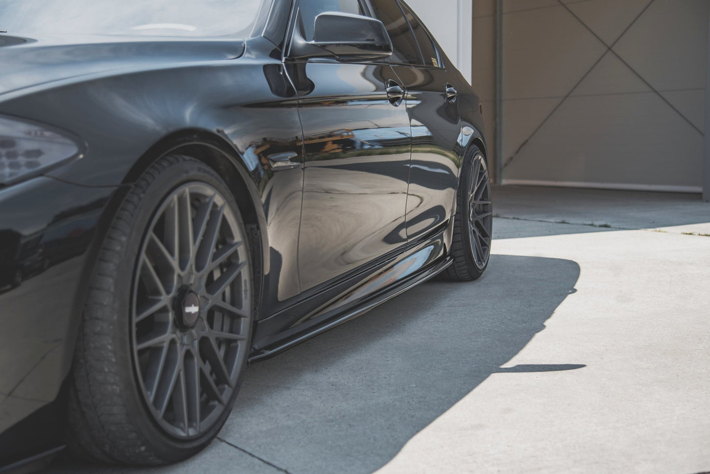 Seitenschweller Ansatz für V.2 für BMW 5er F10/F11 M-Paket Carbon Look