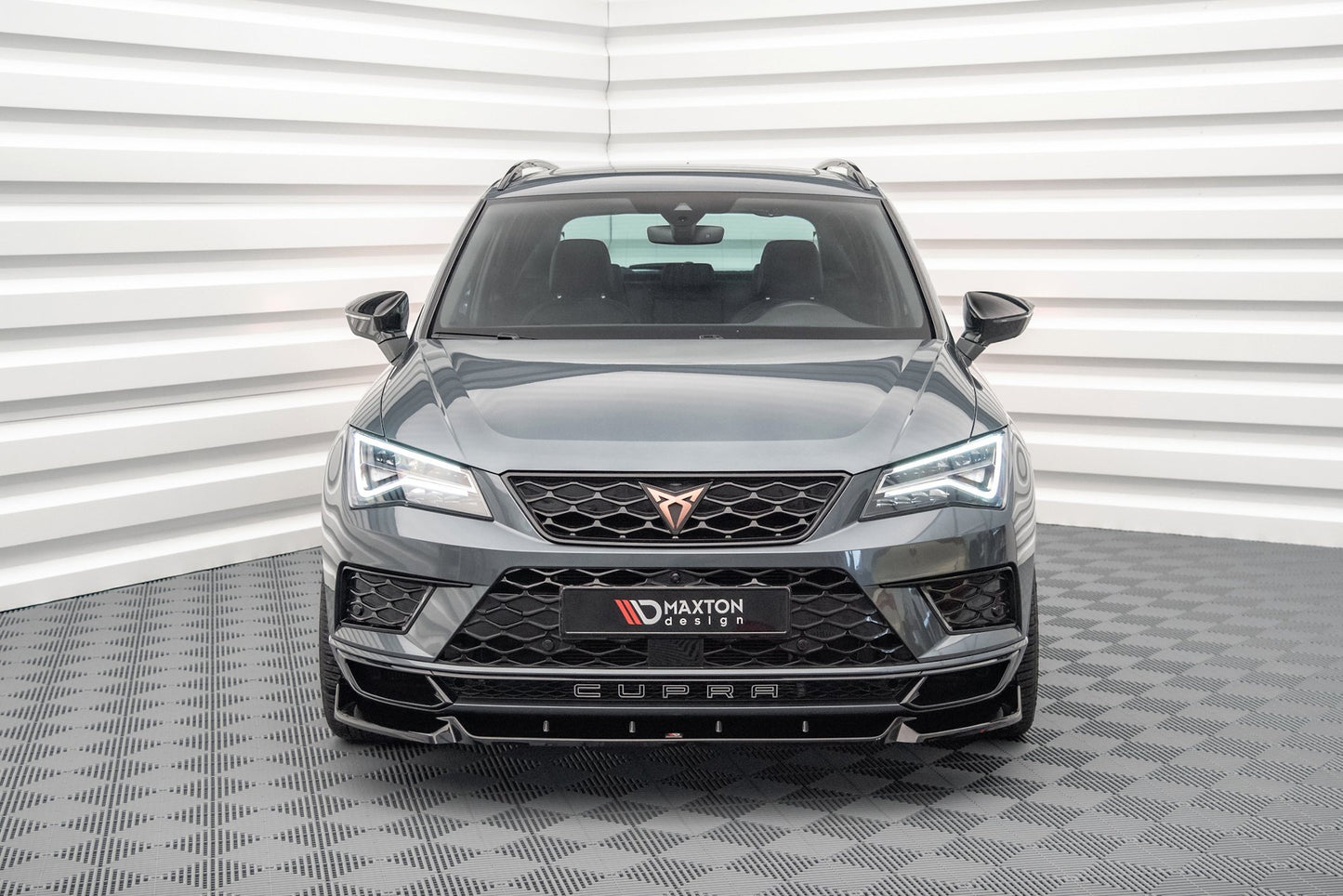 Front Ansatz V.1 für Cupra Ateca schwarz Hochglanz