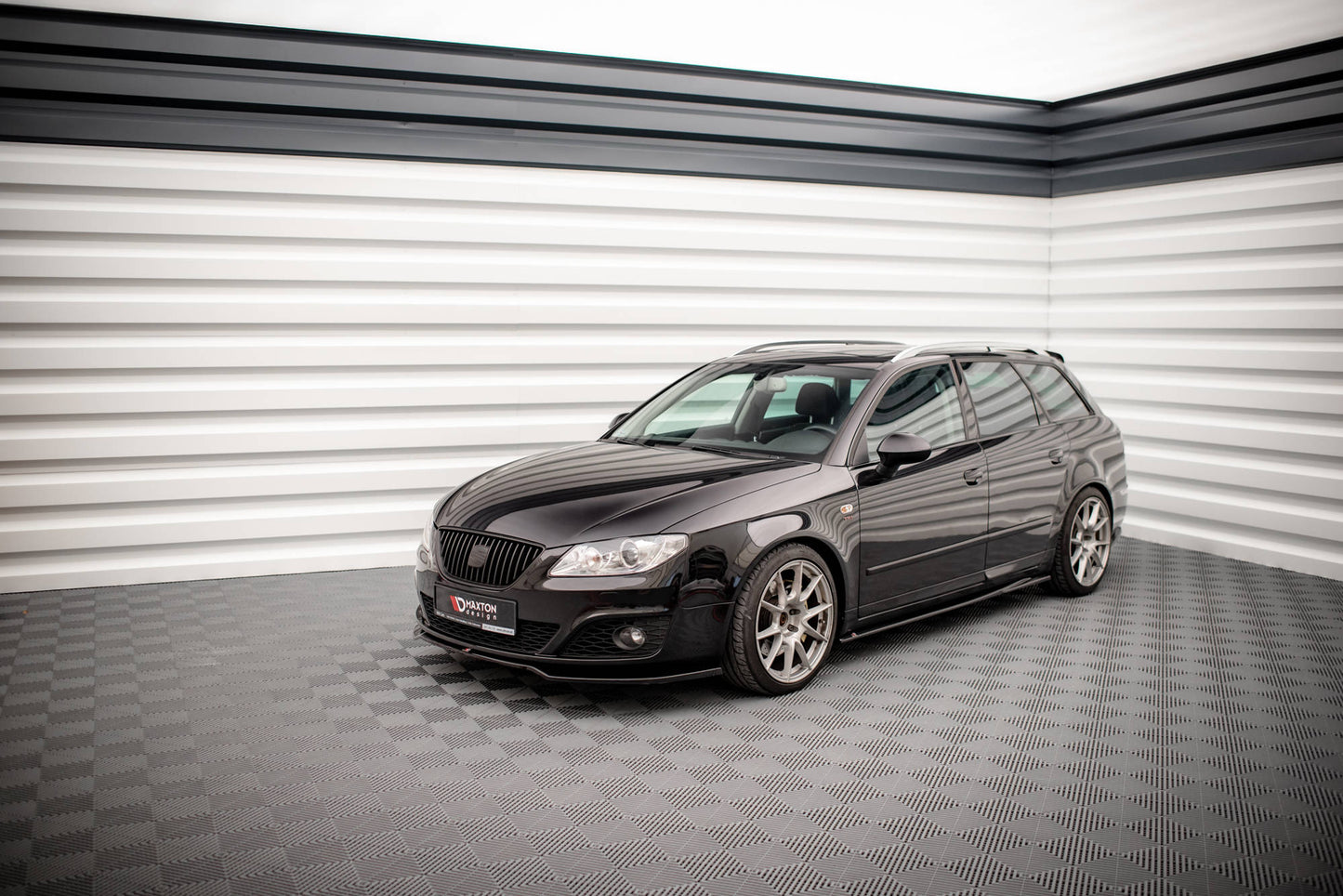 Seitenschweller Ansatz für Seat Exeo schwarz matt