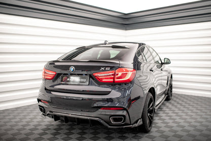 Spoiler CAP für 3D BMW X6 M-Paket F16 Carbon Look