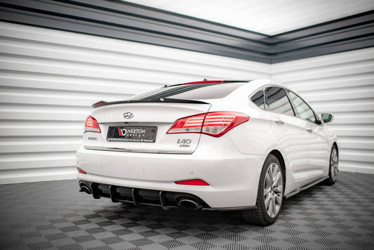Spoiler CAP für Hyundai I40 Mk1 schwarz Hochglanz