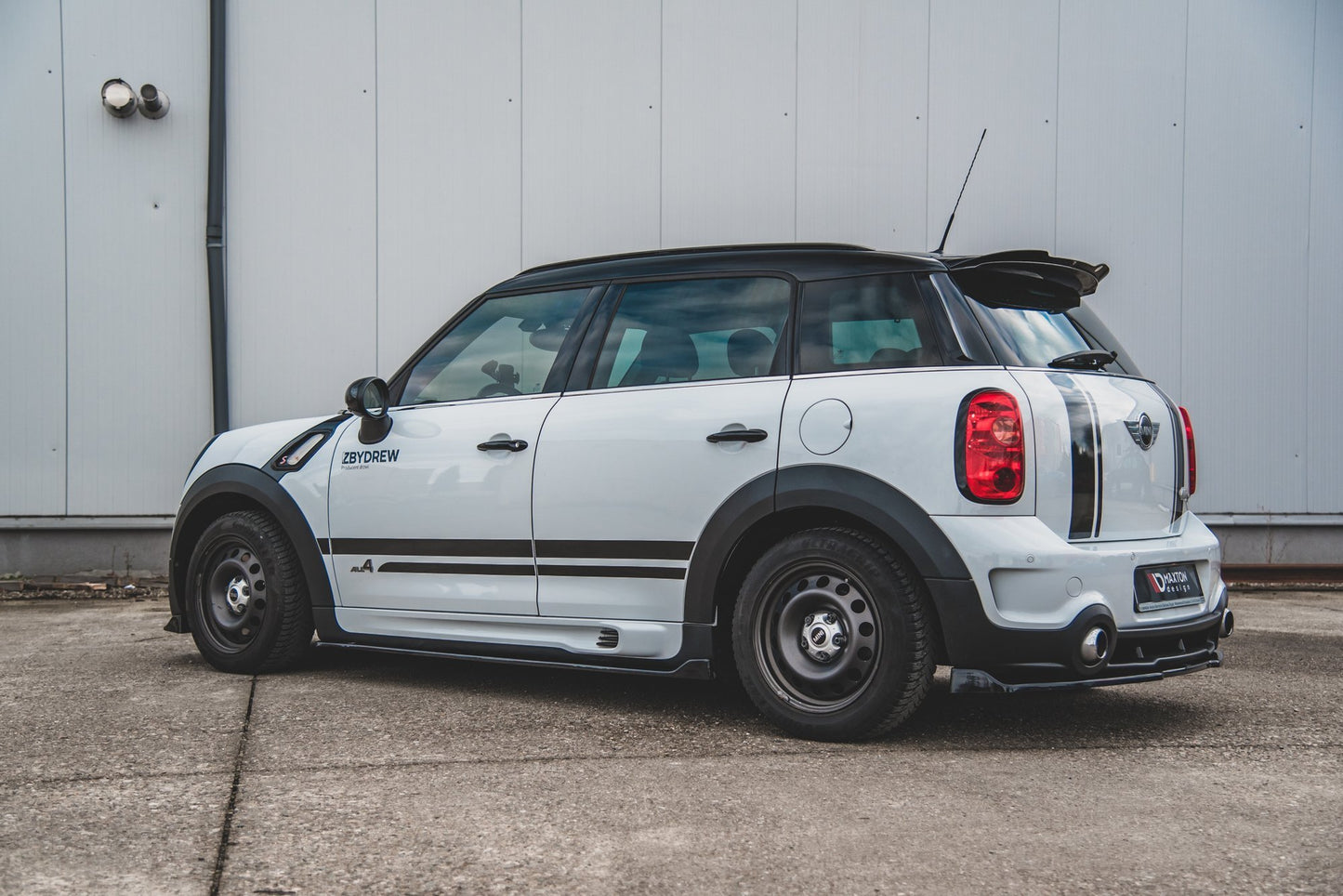 Seitenschweller Ansatz für Mini Countryman Mk1 JCW  Carbon Look