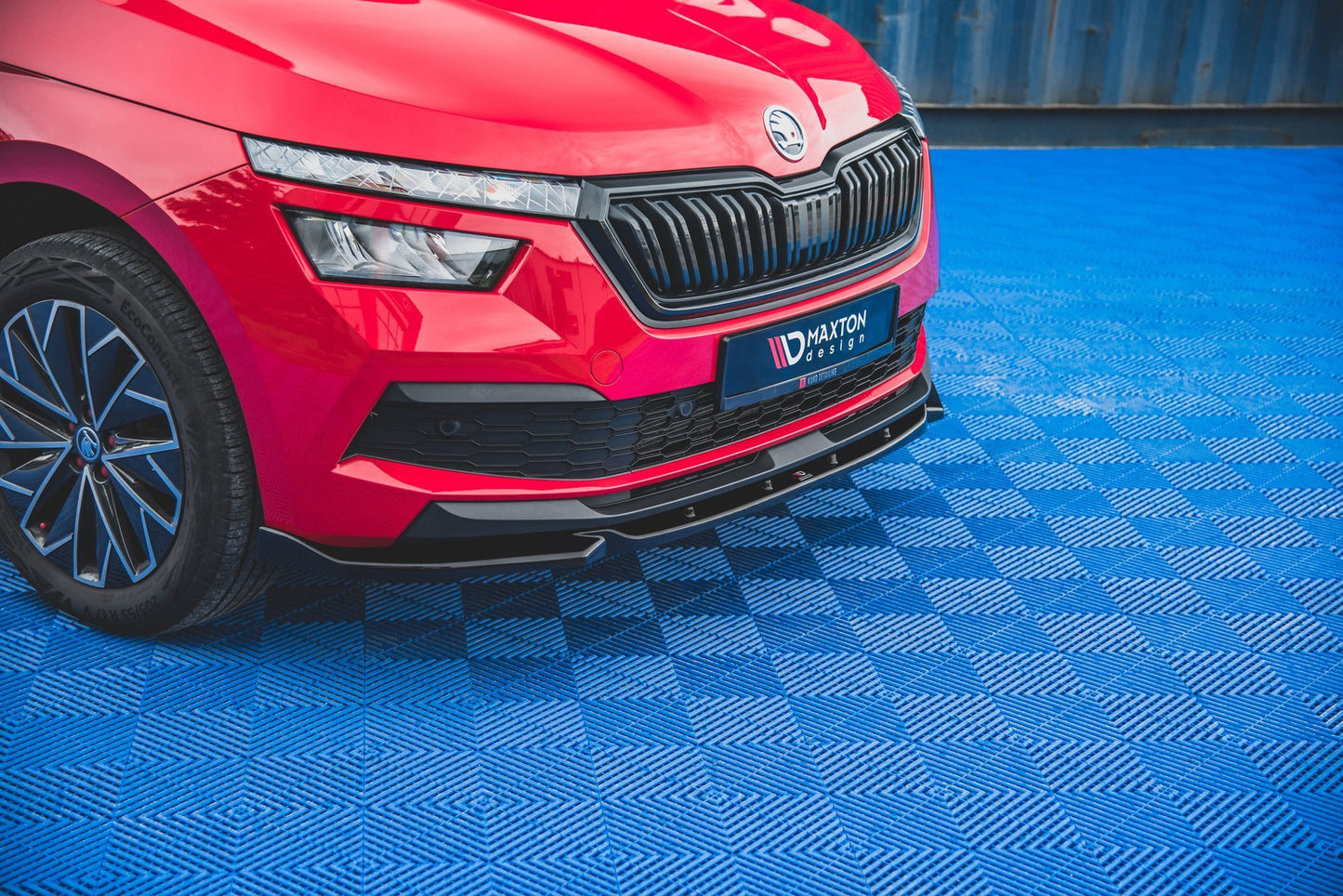 Front Ansatz V.1 für Skoda Kamiq Carbon Look