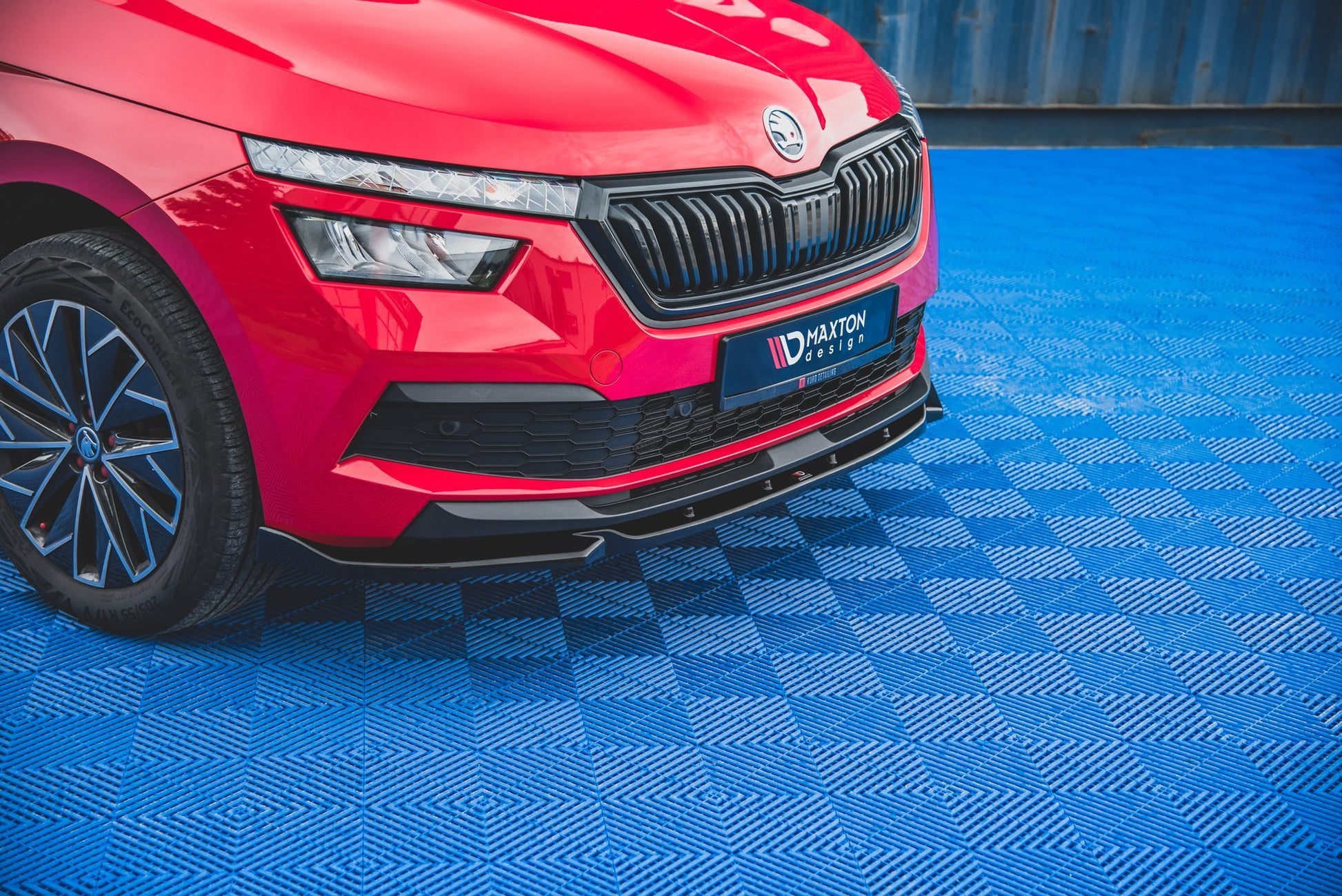 Front Ansatz V.1 für Skoda Kamiq Carbon Look