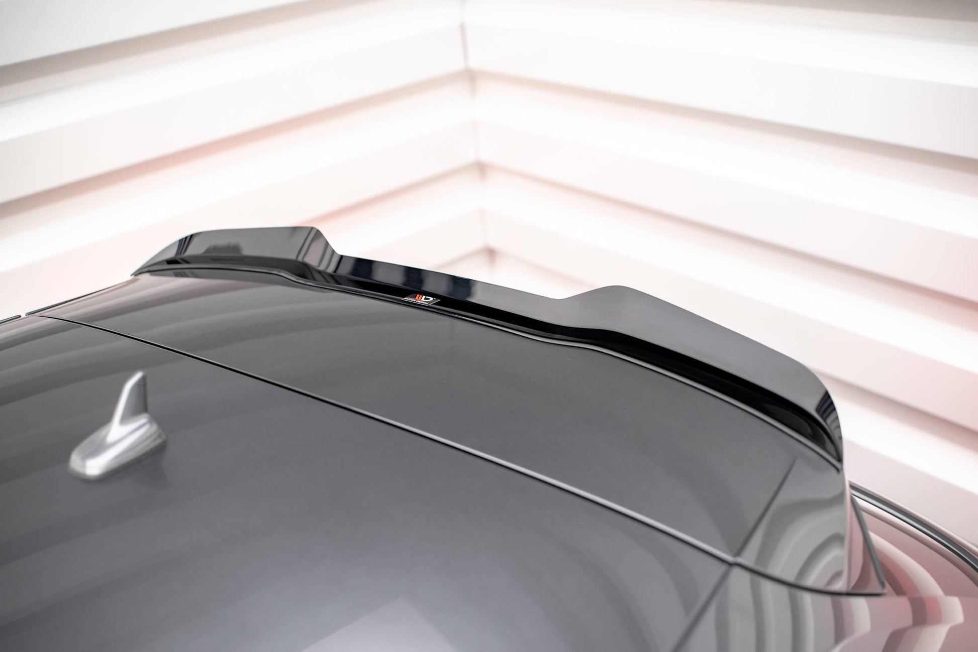 Spoiler CAP für Audi S3 Sportback 8V Facelift schwarz Hochglanz