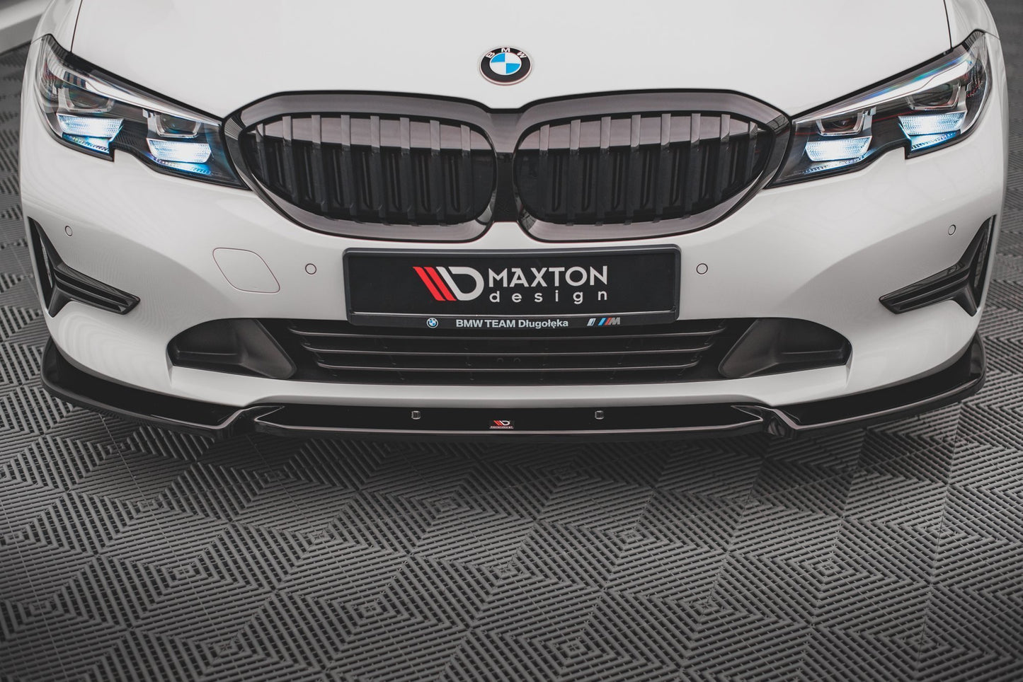 Front Ansatz V.1 für BMW 3er G20 / G21 schwarz Hochglanz