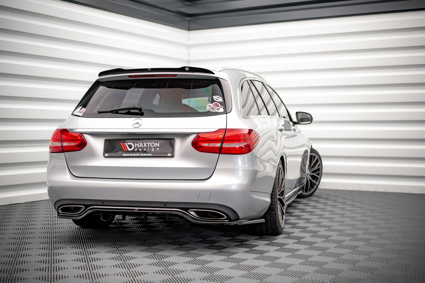 Spoiler CAP für Mercedes-Benz C Kombi S205 Carbon Look