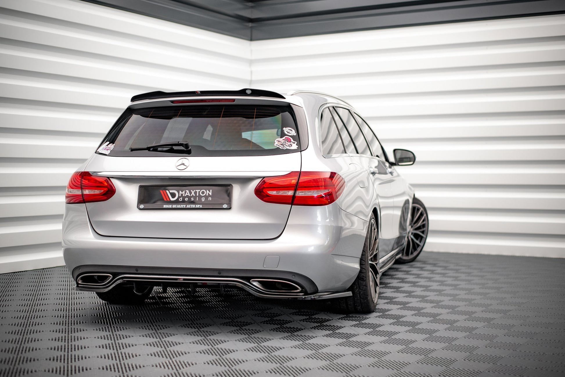 Spoiler CAP für Mercedes-Benz C Kombi S205 Carbon Look