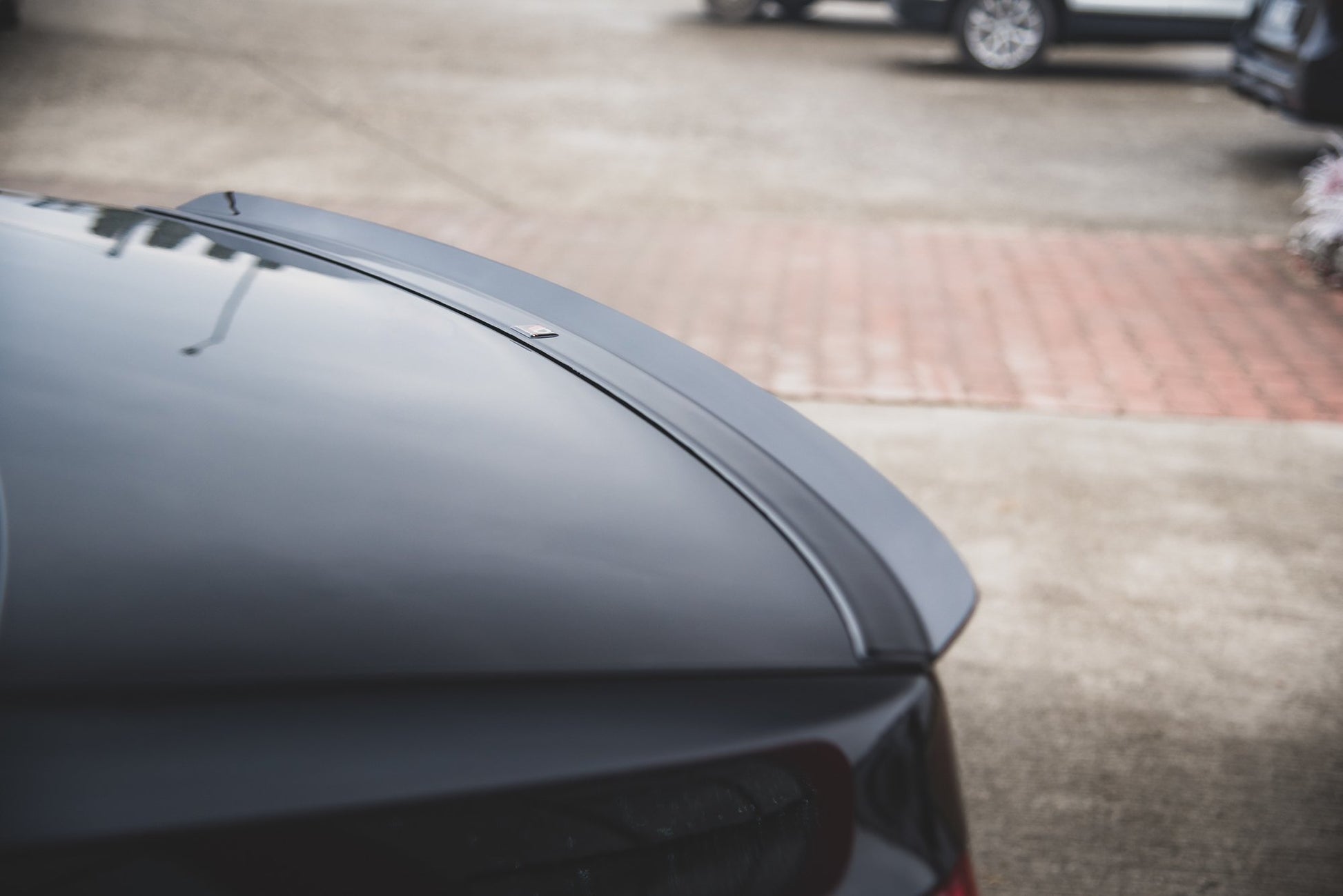 Spoiler CAP für BMW 7 M-Paket G11 schwarz matt