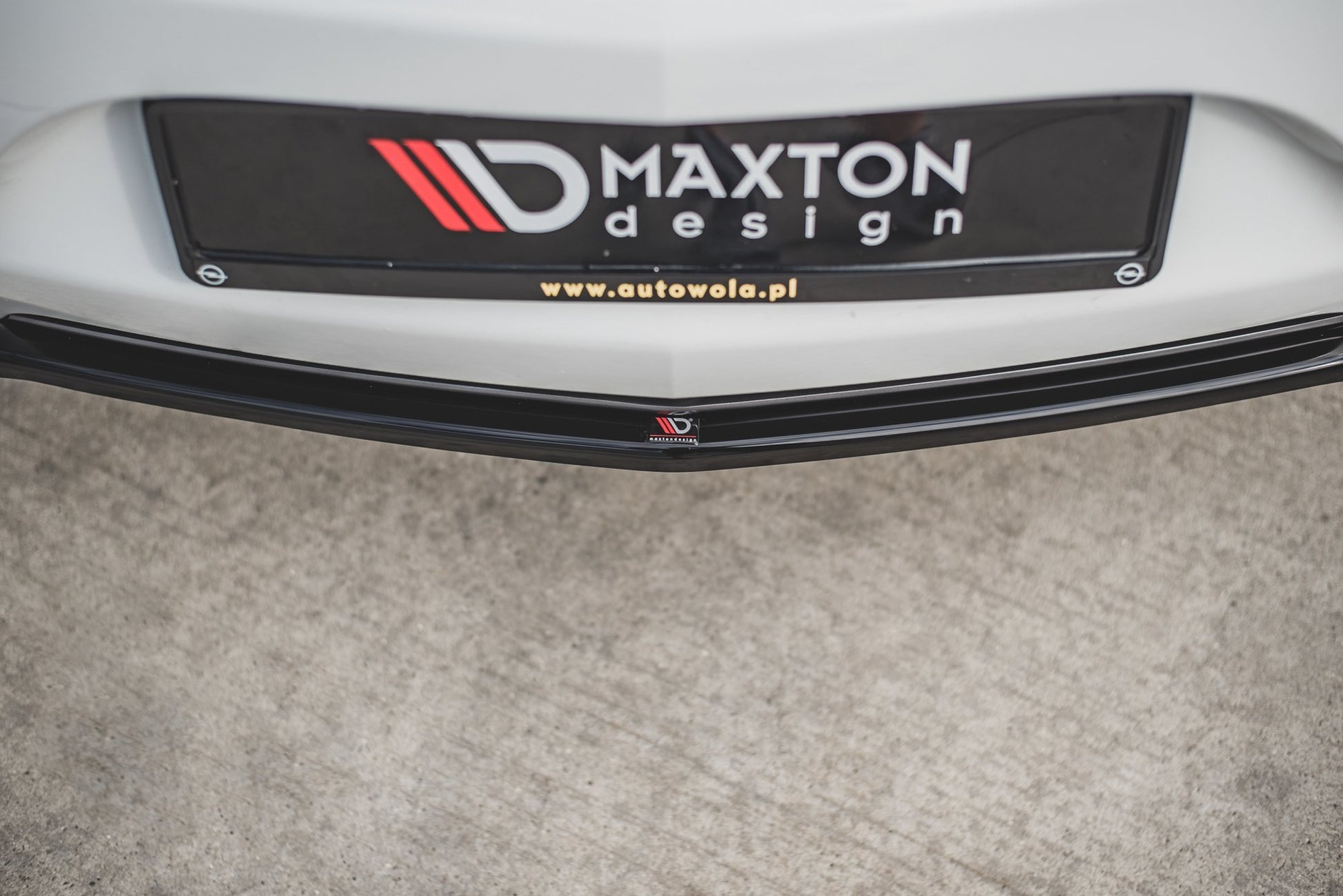 Mittlerer Diffusor Heck Ansatz für Opel Insignia Mk. 1 OPC Facelift Carbon Look