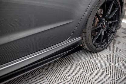 Side Flaps Audi S3 Sportback 8V Facelift schwarz Hochglanz