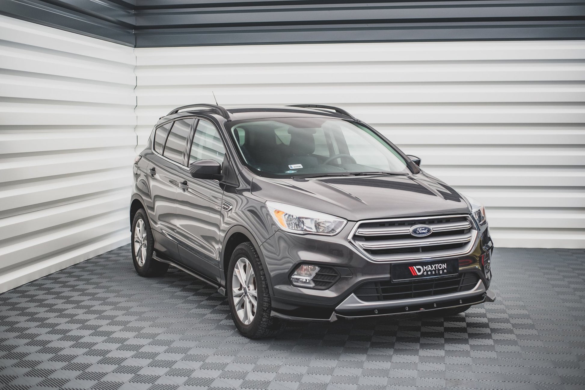 Seitenschweller Ansatz für Ford Escape Mk3 schwarz matt