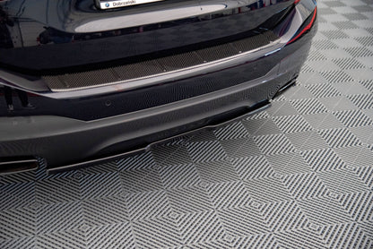 Mittlerer Diffusor Heck Ansatz für BMW 6er GT G32 M-Paket Carbon Look