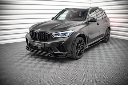 Seitenschweller Ansatz für BMW X5M F95 schwarz matt